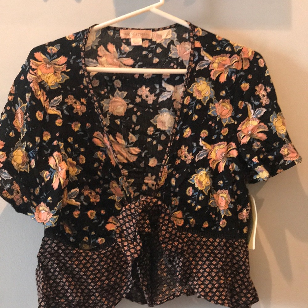 floral cropped cover up from nordstrom
